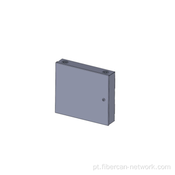 Caixa de parede de metal de fibra óptica
